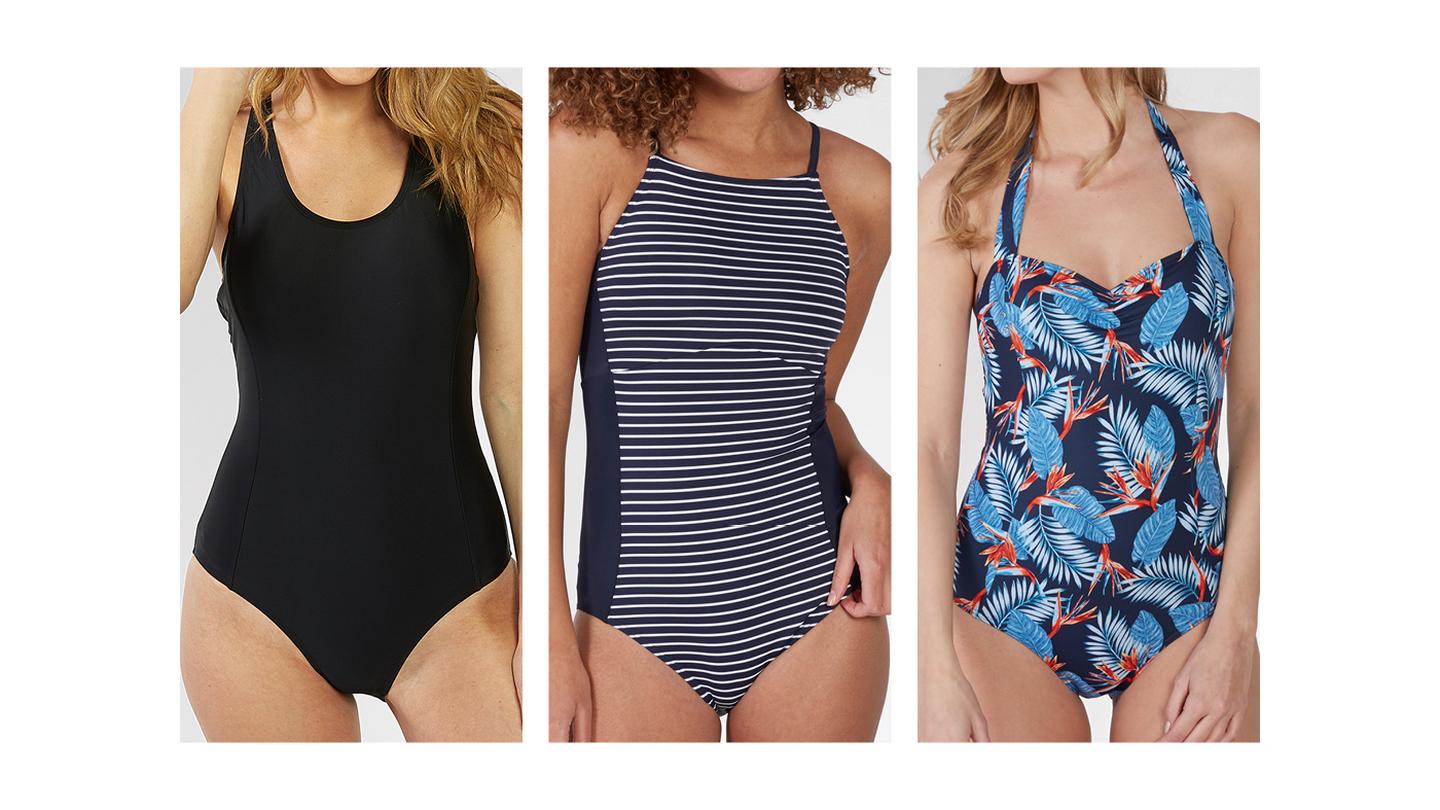 We've a range of flattering swimsuits at FatFace, in different styles, colours and prints. 